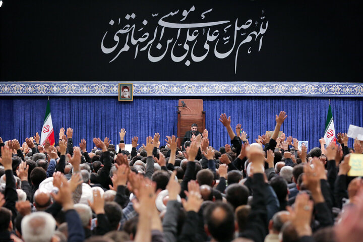 مراسم عزاداری شهادت امام رضا (ع) با حضور رهبر انقلاب