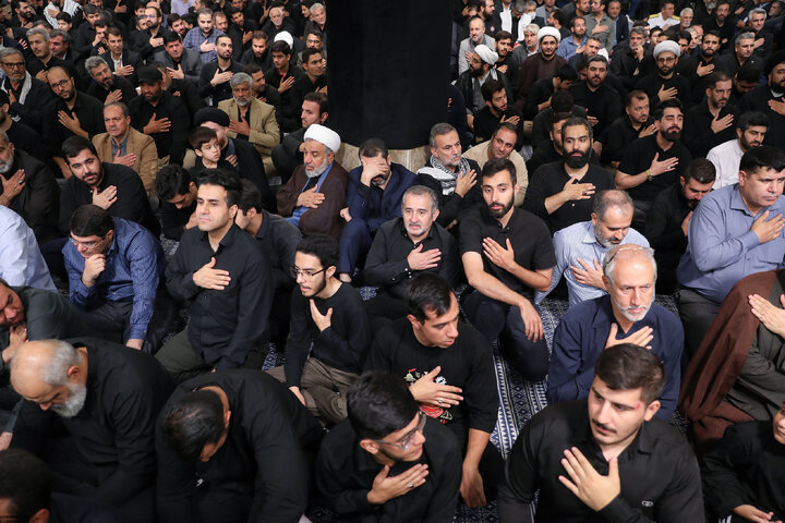 مراسم عزاداری شهادت امام رضا (ع) با حضور رهبر انقلاب