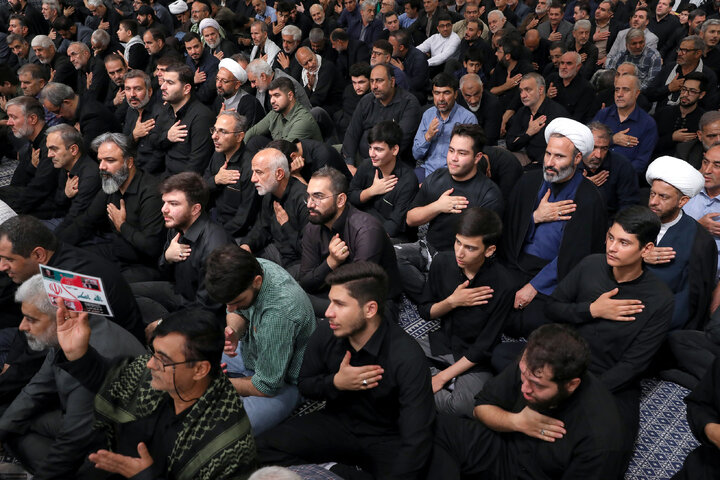 مراسم عزاداری شهادت امام رضا (ع) با حضور رهبر انقلاب
