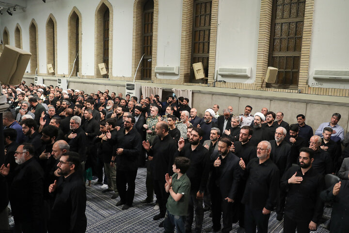 مراسم عزاداری شهادت امام رضا (ع) با حضور رهبر انقلاب