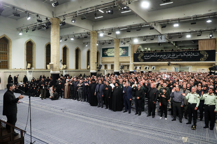 مراسم عزاداری شهادت امام رضا (ع) با حضور رهبر انقلاب