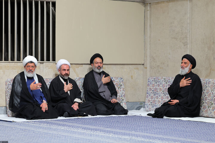 مراسم عزاداری شهادت امام رضا (ع) با حضور رهبر انقلاب