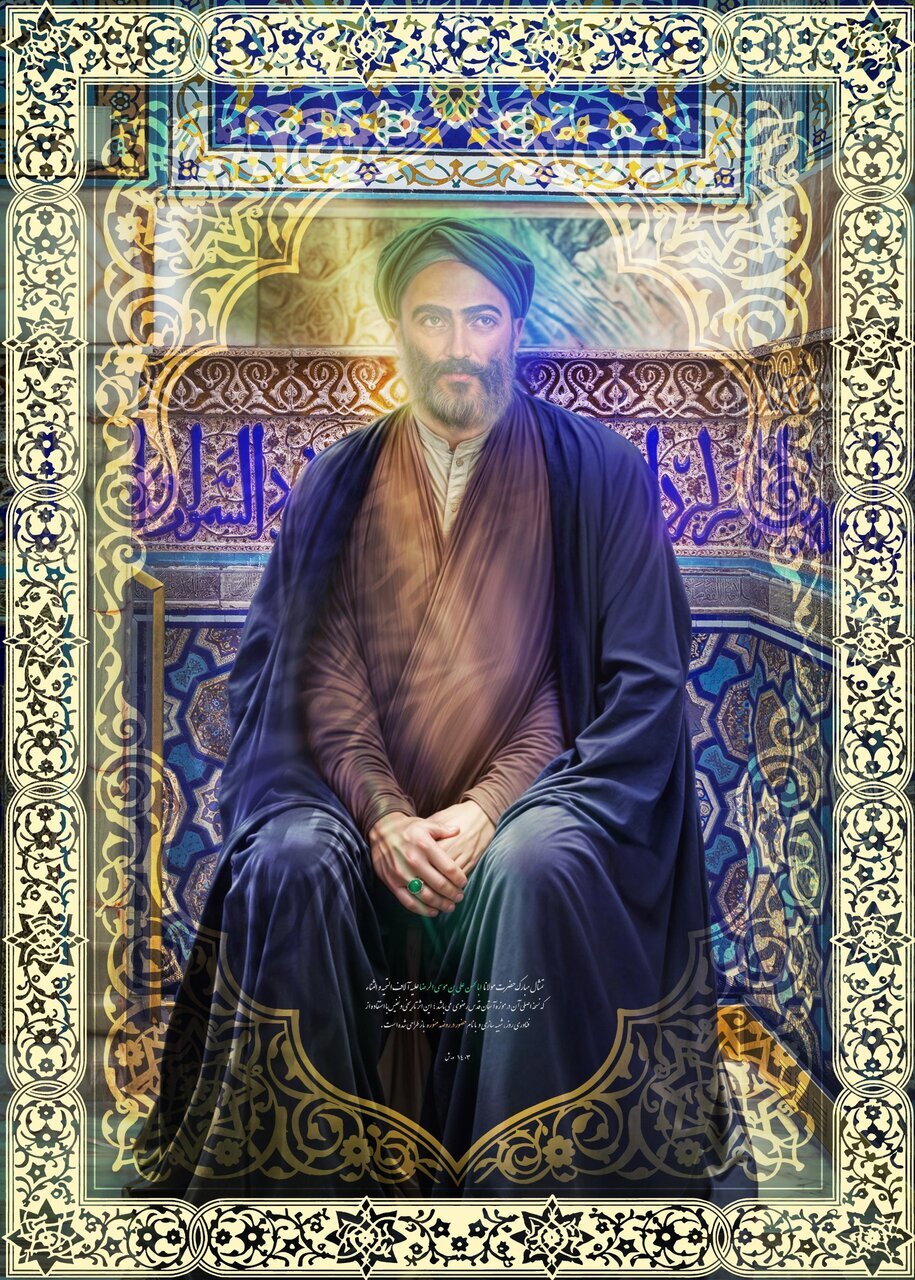 تمثال امام رضا (ع) رونمایی شد + عکس
