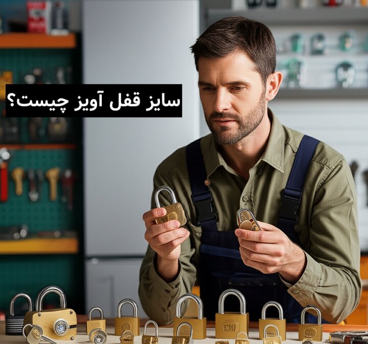 سایز قفل آویز چیست؟ راهنمای خرید بهترین سایز قفل آویز