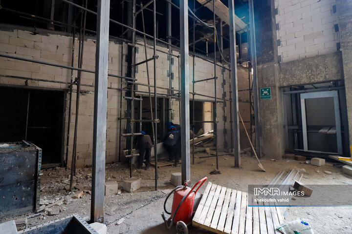 بازدید اعضای کمیسیون حمل‌و‌نقل شورای شهر اصفهان از پروژه خط 2 مترو