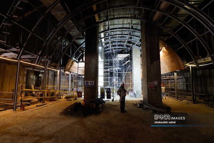 ایستگاه متروی خیابان‌های لاله و آیت‌الله غفاری؛ پروژه‌ای شاخص در منطقه ۱۴ اصفهان