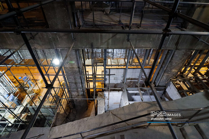 بازدید اعضای کمیسیون حمل‌و‌نقل شورای شهر اصفهان از پروژه خط 2 مترو