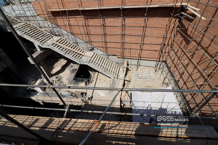 بازدید اعضای کمیسیون حمل‌و‌نقل شورای شهر اصفهان از پروژه خط 2 مترو