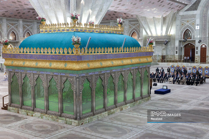 تجدید میثاق رئیس و مسئولان قوه قضاییه با آرمان‌های امام و شهدا + فیلم