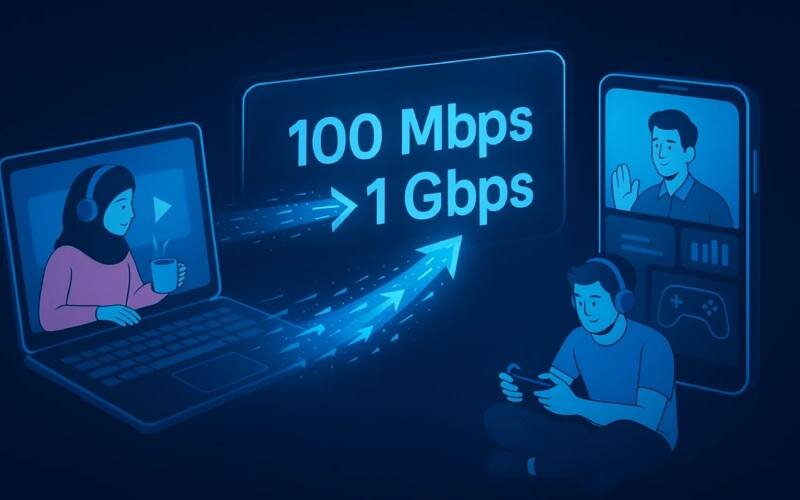 مزایای کلیدی اینترنت فیبر نوری