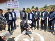 کلنگ‌زنی مخزن ۵۰۰۰ مترمکعبی و مدرسه ۹ کلاسه در دره‌شهر