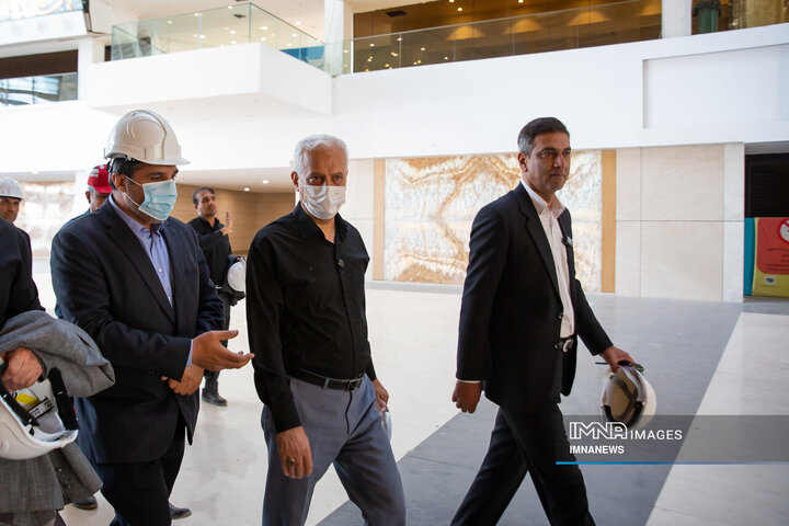بازدید شهردار اصفهان از پروژه مرکز همایش‌های بین‌المللی اصفهان