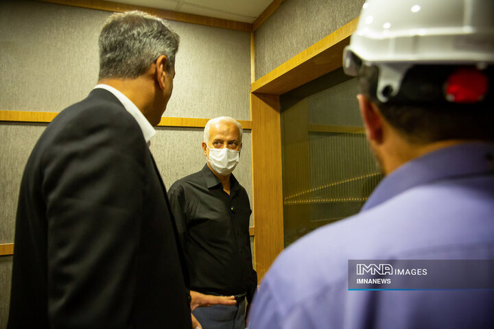 بازدید شهردار اصفهان از پروژه مرکز همایش‌های بین‌المللی اصفهان