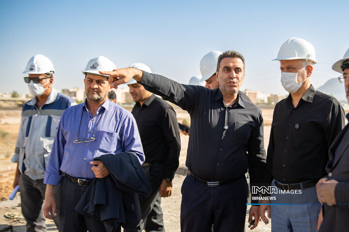 بازدید شهردار اصفهان از پروژه تقاطع‌های غیر همسطح شهید فخری‌زاده
