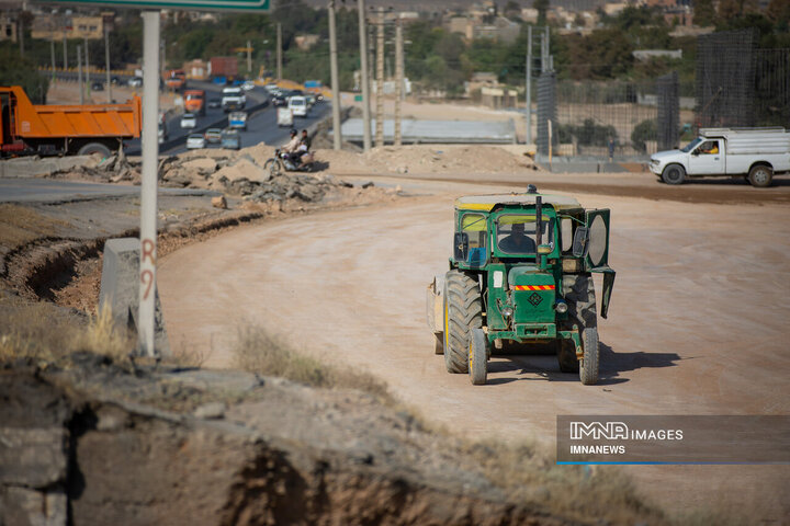بازدید شهردار اصفهان از پروژه تقاطع‌های غیر همسطح شهید فخری‌زاده