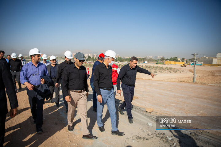 بازدید شهردار اصفهان از پروژه تقاطع‌های غیر همسطح شهید فخری‌زاده