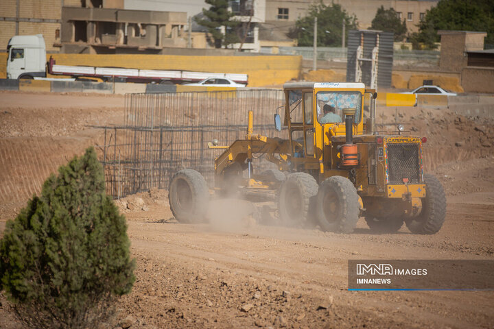 بازدید شهردار اصفهان از پروژه تقاطع‌های غیر همسطح شهید فخری‌زاده
