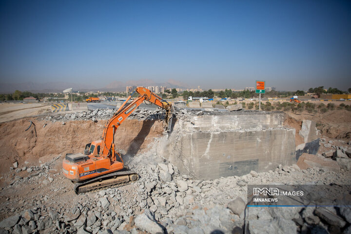 بازدید شهردار اصفهان از پروژه تقاطع‌های غیر همسطح شهید فخری‌زاده