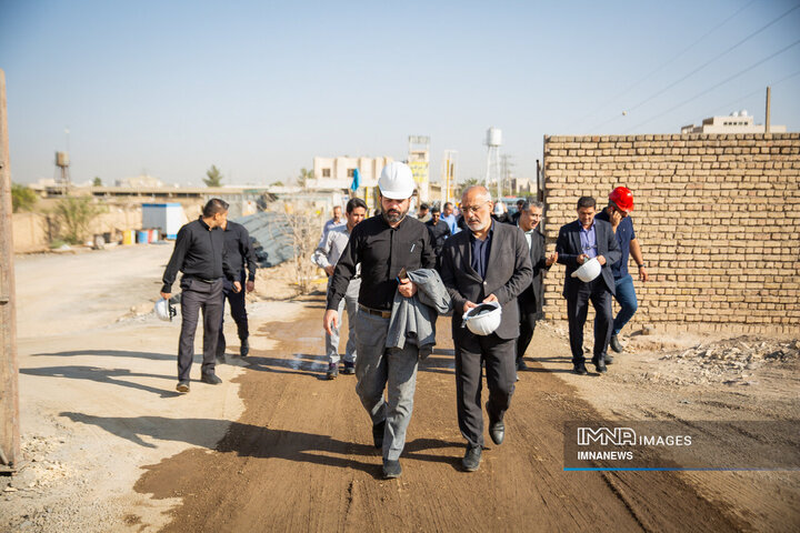 بازدید شهردار اصفهان از پروژه تقاطع‌های غیر همسطح شهید فخری‌زاده