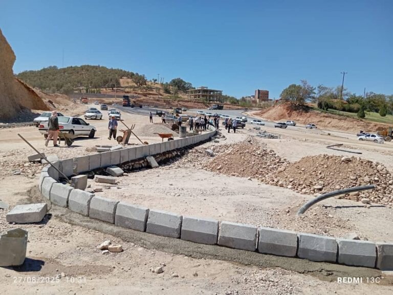 عملیات اجرایی ۴۵ متری سروک در ایستگاه آخر