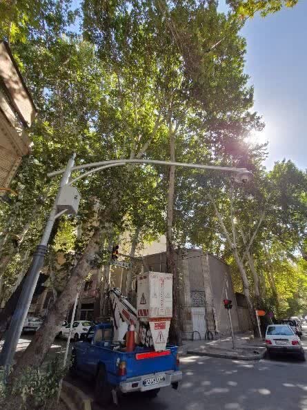 نصب و توسعه دوربینهای نظارت تصویری در منطقه یک اصفهان