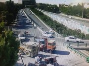 محدودیت ترافیکی در تقاطع پل تمدن اصفهان