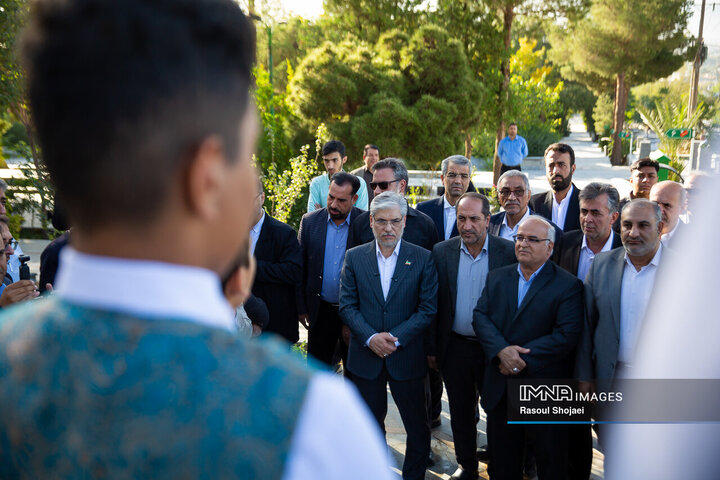 حضور وزیر علوم در دانشگاه صنعتی اصفهان