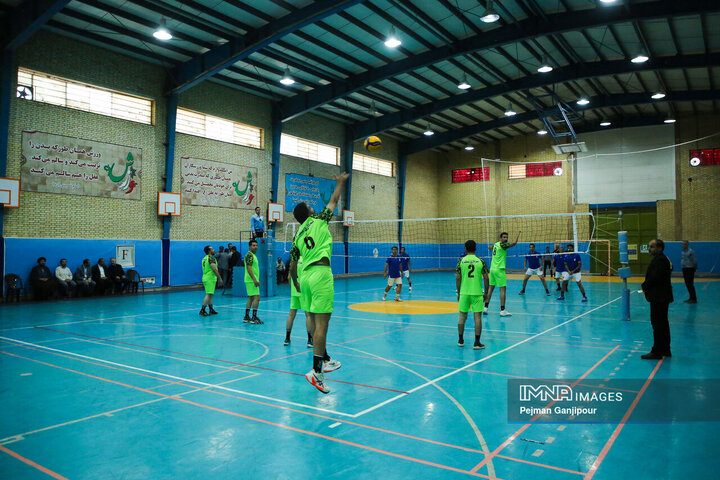 اختتامیه مسابقات والیبال شهرداری اصفهان