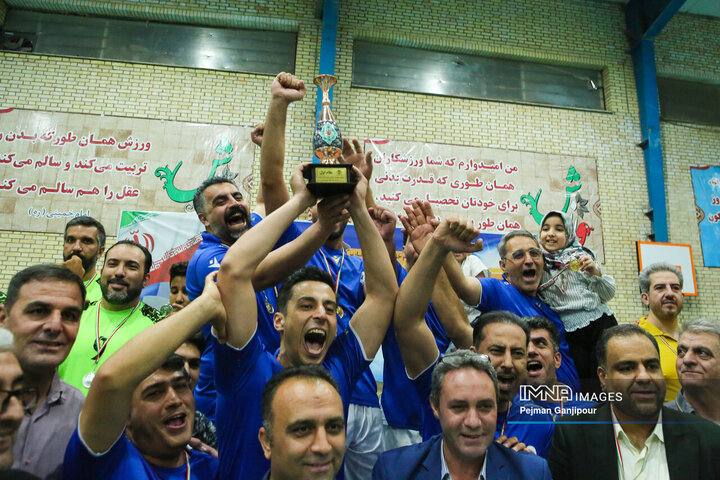 اختتامیه مسابقات والیبال شهرداری اصفهان