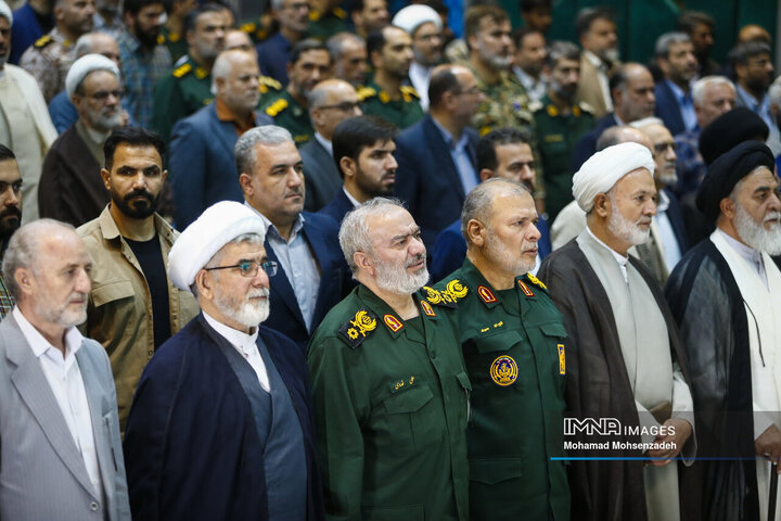 آیین تکریم و معارفه فرمانده جدید سپاه قم