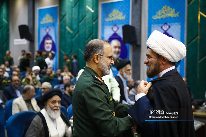 آیین تکریم و معارفه فرمانده جدید سپاه قم