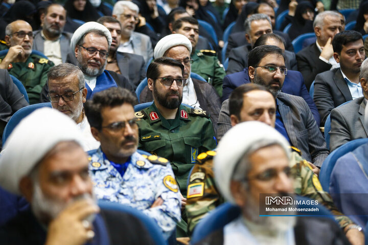 آیین تکریم و معارفه فرمانده جدید سپاه قم