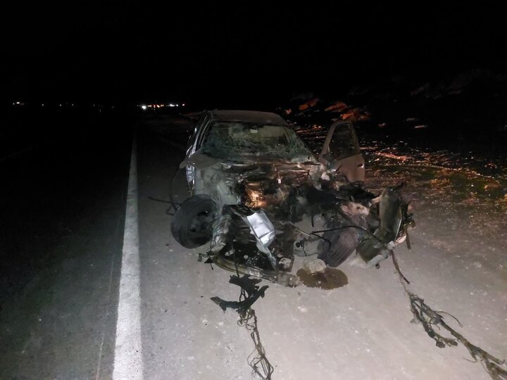 حادثه رانندگی در انارک نایین ۲ فوتی برجای گذاشت