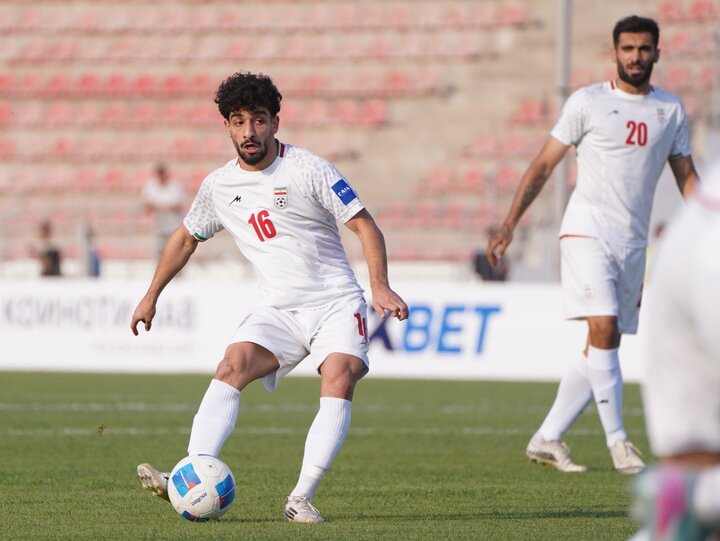 آمار بازی ایران و تاجیکستان در پایان نیمه اول + عکس