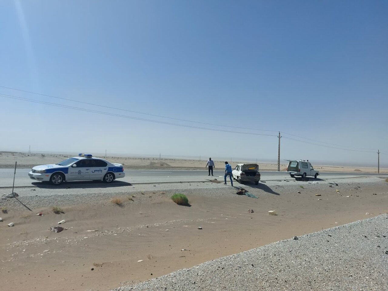 حادثه رانندگی در انارک نایین ۲ فوتی برجای گذاشت