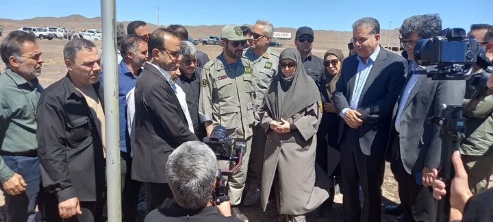 بازدید معاون رئیس‌جمهور از ایمن‌سازی قلمرو یوزپلنگ آسیایی در سمنان 