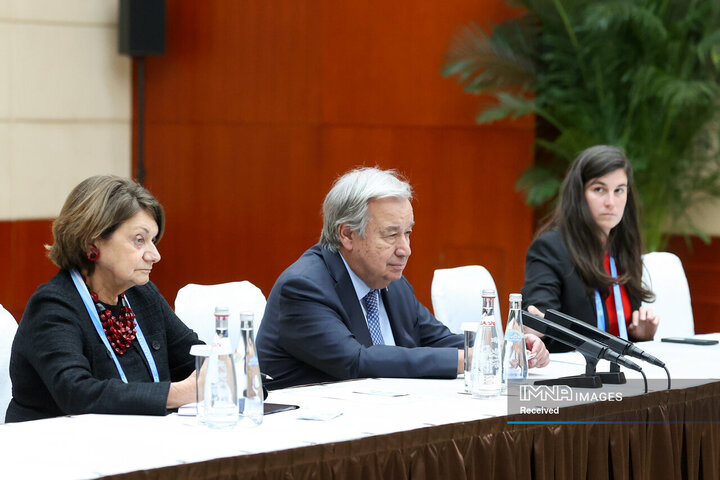 دیدار دبیرکل سازمان ملل متحد با رئیس جمهور