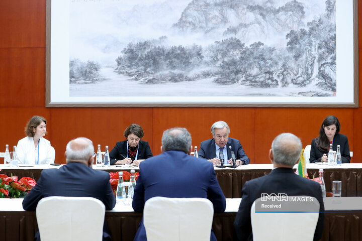 دیدار دبیرکل سازمان ملل متحد با رئیس جمهور