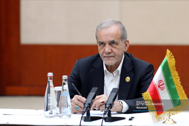 دیدار روسای جمهور ایران و تاجیکستان