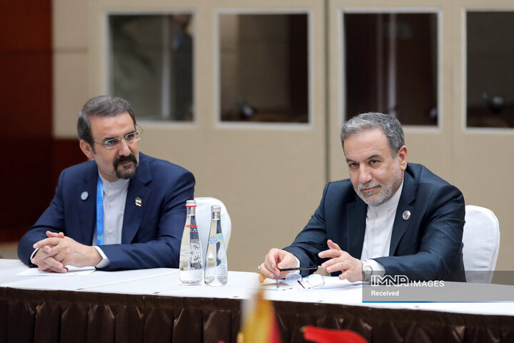 دیدار روسای جمهور ایران و تاجیکستان