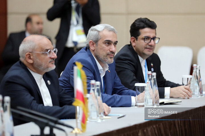 دیدار روسای جمهور ایران و تاجیکستان