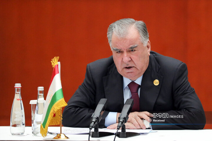 دیدار روسای جمهور ایران و تاجیکستان