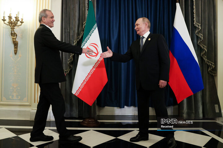 دیدار روسای جمهور ایران و روسیه