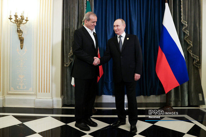 دیدار روسای جمهور ایران و روسیه
