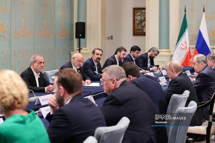 دیدار روسای جمهور ایران و روسیه