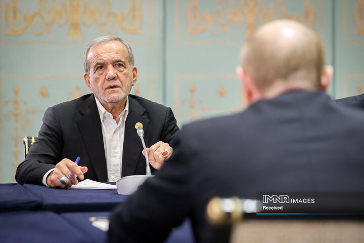 دیدار روسای جمهور ایران و روسیه