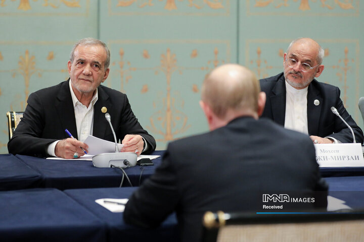 دیدار روسای جمهور ایران و روسیه