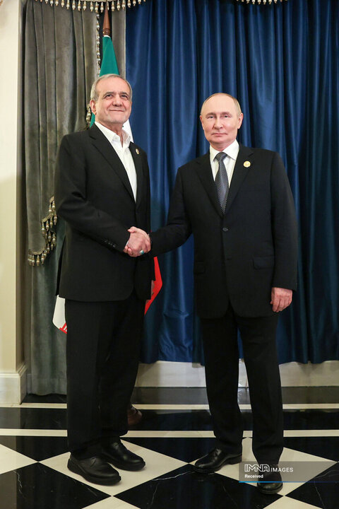 دیدار روسای جمهور ایران و روسیه