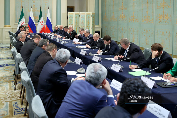 دیدار روسای جمهور ایران و روسیه