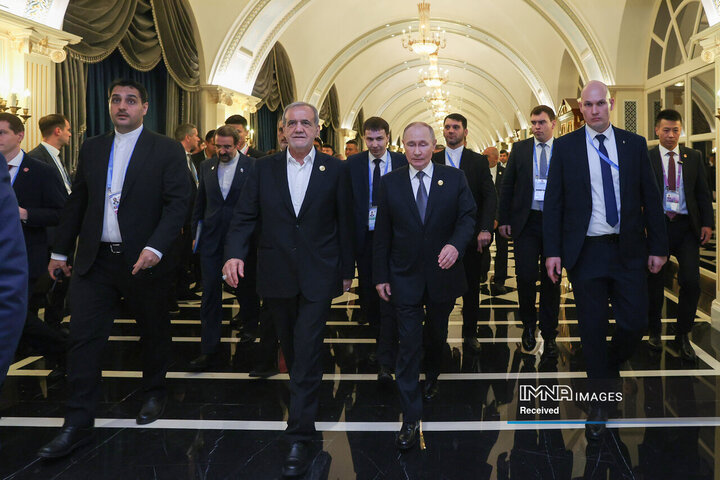 دیدار روسای جمهور ایران و روسیه